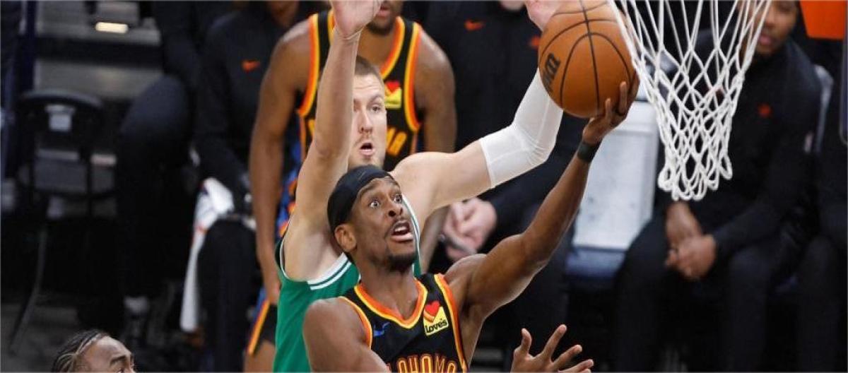 Oklahoma City Thunder defeated Boston Celtics 105-92 to maintain their winning streak