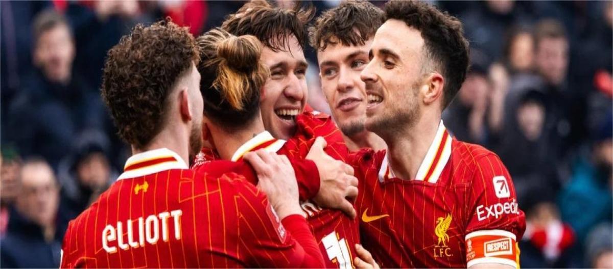 英格兰足总杯——基耶萨破门　利物浦4比0击败艾宁顿斯坦利