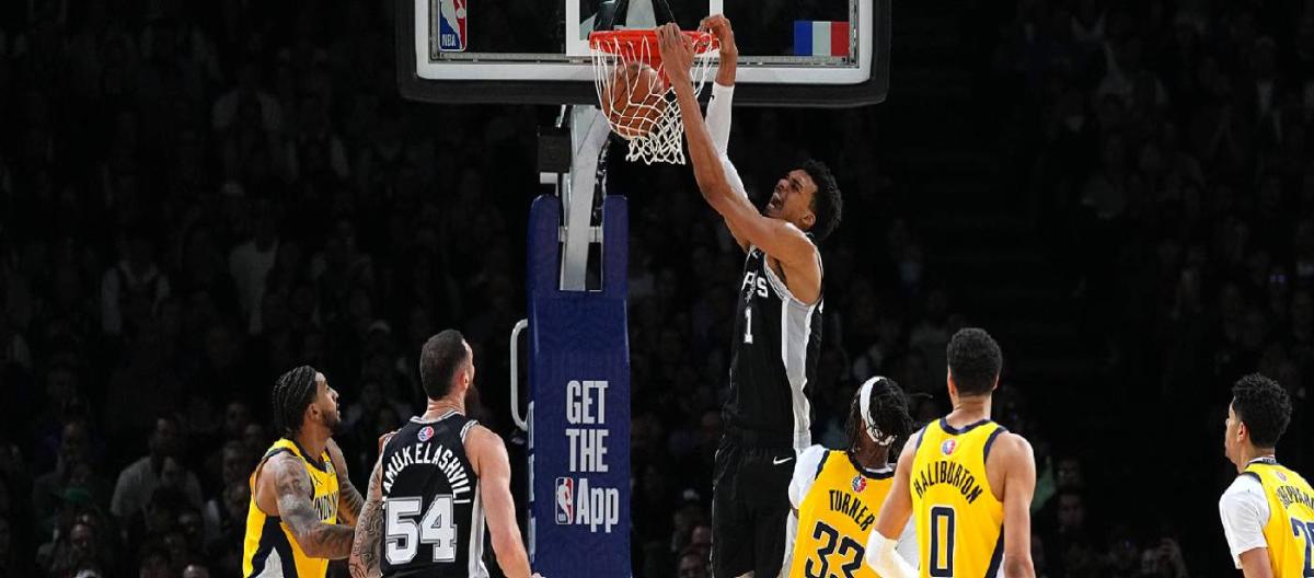 维克托·文班亚马回顾了圣安东尼奥马刺队在巴黎的两场比赛