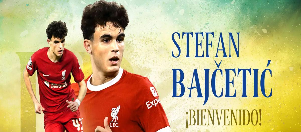 Liverpool officially recalled defensive midfielder wonderkid Stefan Bajčetić from Red Bull Salzburg and has loaned him out to Las Palmas..