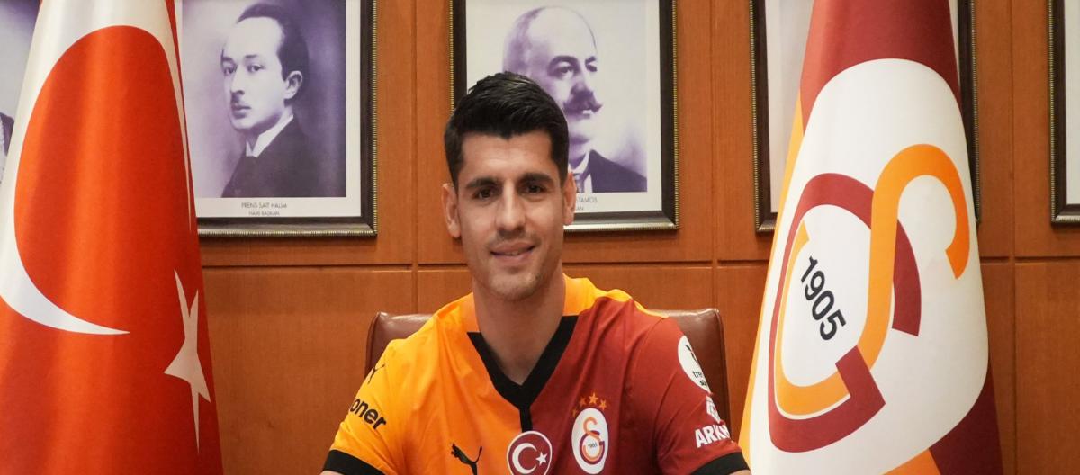 Milan star Morata joins Galatasaray on loan and will wear the No. 77 jersey Milan star Morata joins Galatasaray on loan and will wear the No. 77 jersey