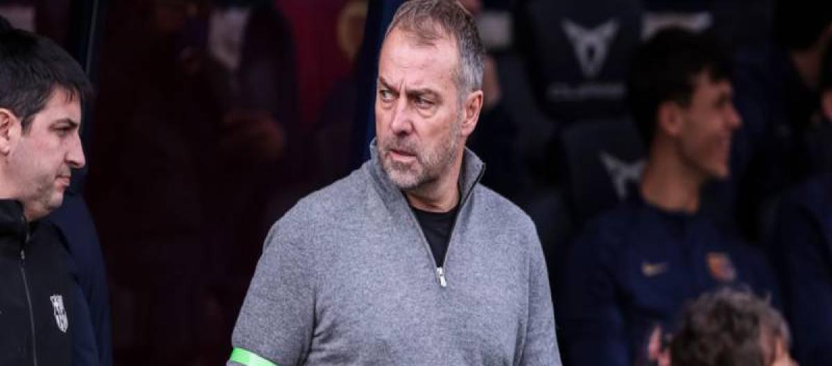 Barcelona coach Hansi Flick is happy with his team's performance