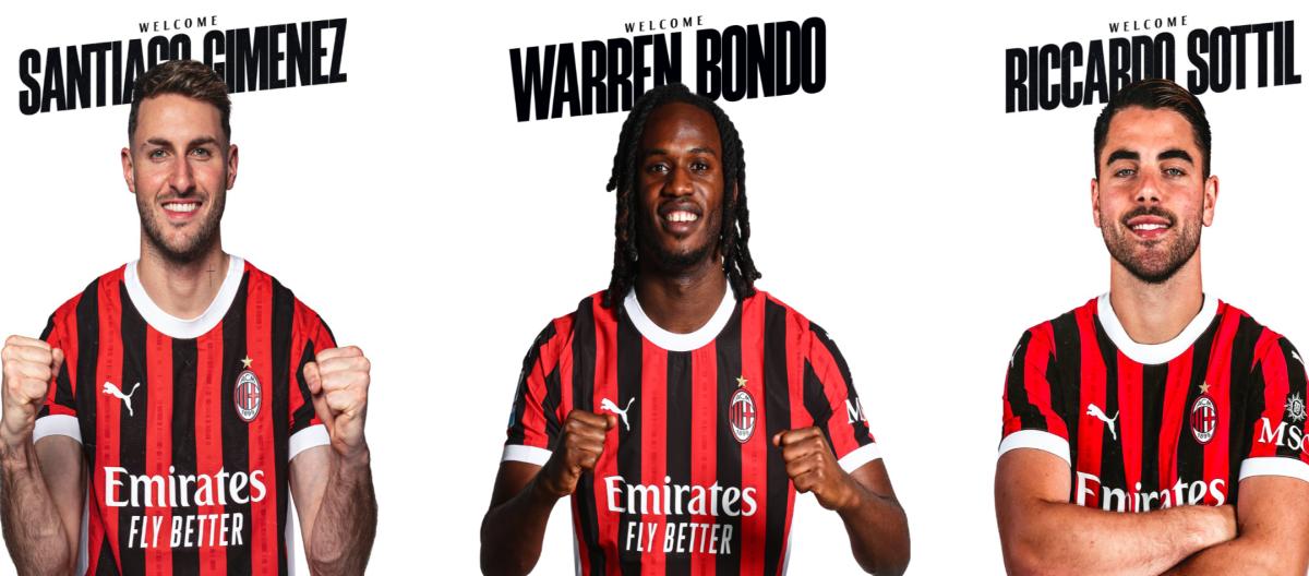 Milan official: Jimenez, Bondo, Sottil come to join, Calabria, Bennacer and other 4 people leave on loan