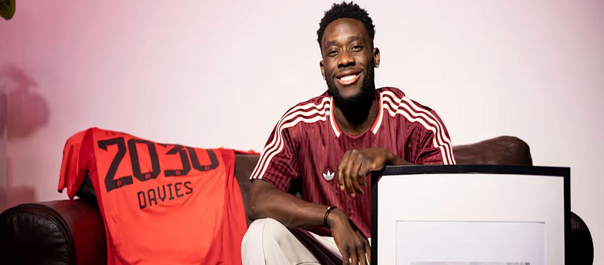 AIphonso Davies finally ends transfer saga by completing his contract extension with Bayern Munich..