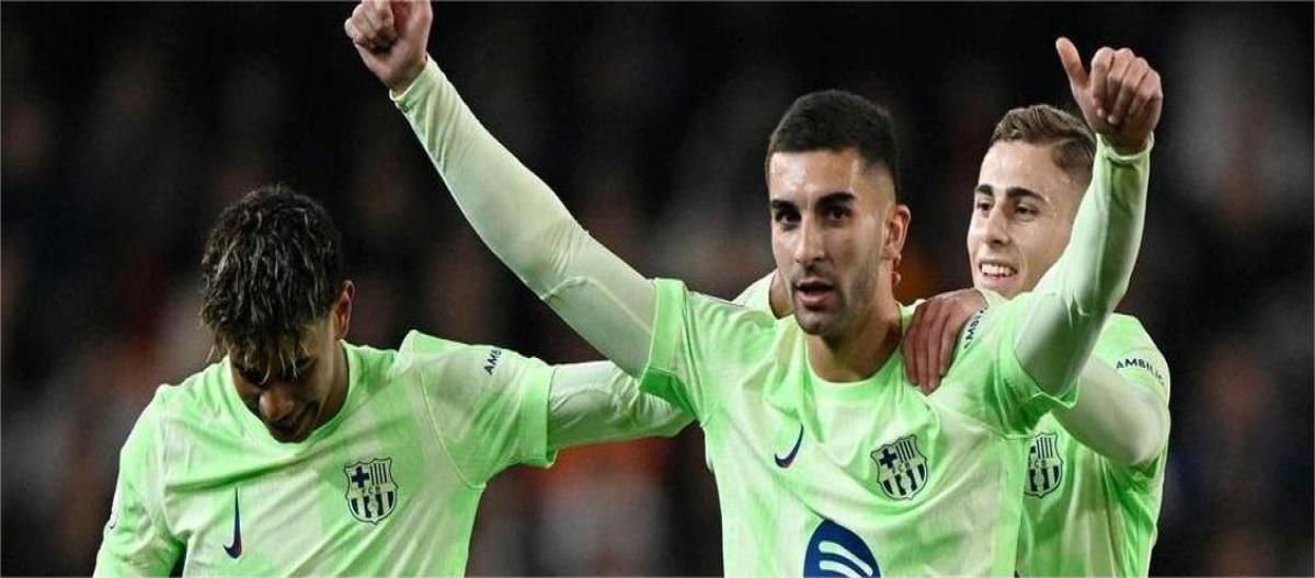 西班牙国王杯——费兰·托雷斯上演帽子戏法　巴塞罗那5比0完胜华伦西亚