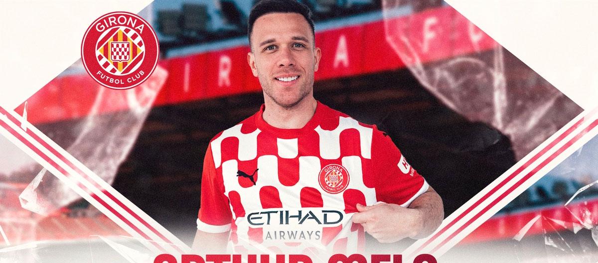 Juventus' Brazil international defensive midfielder Arthur Melo joins Girona on-loan..