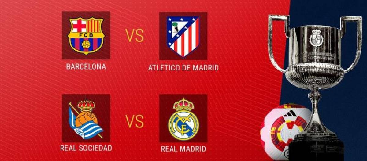Barcelona to face Atletico Madrid again in Copa del Rey semi-final Barcelona to face Atletico Madrid again in Copa del Rey semi-final