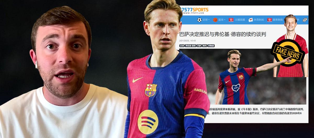 Fabrizio Romano slammed our website's female rumour monger "Ms. Hype Up" for deliberately distorting his previous report and falsely claiming that Liverpool is interested in signing Barcelon