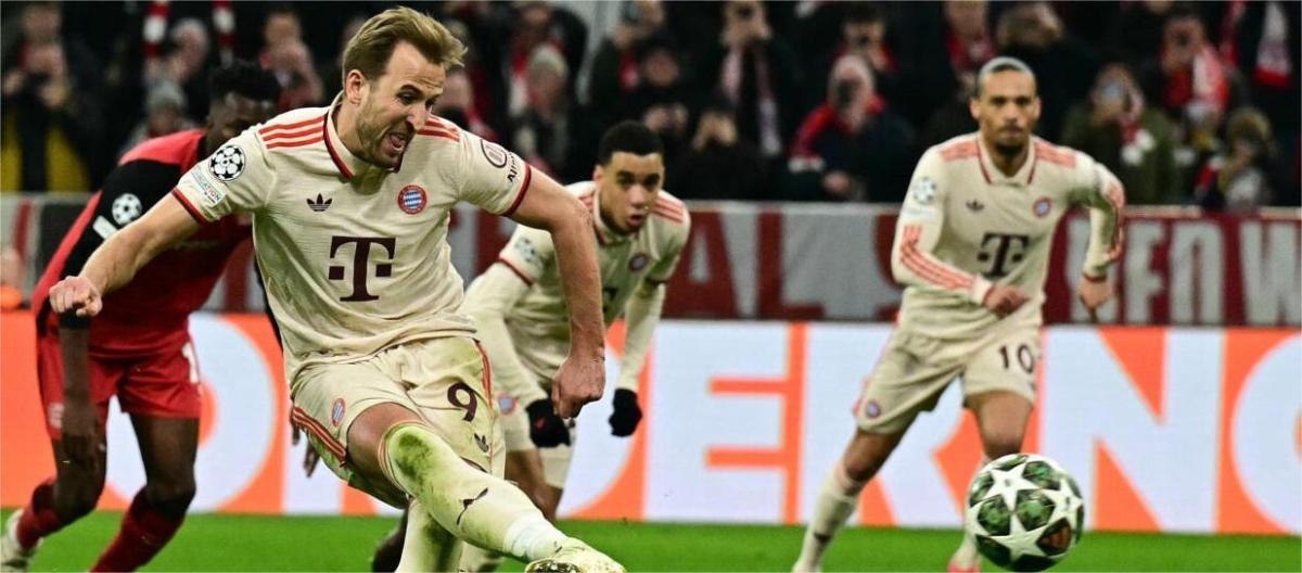 Champions League - Kane scored twice as Bayern Munich beat Leverkusen 3-0