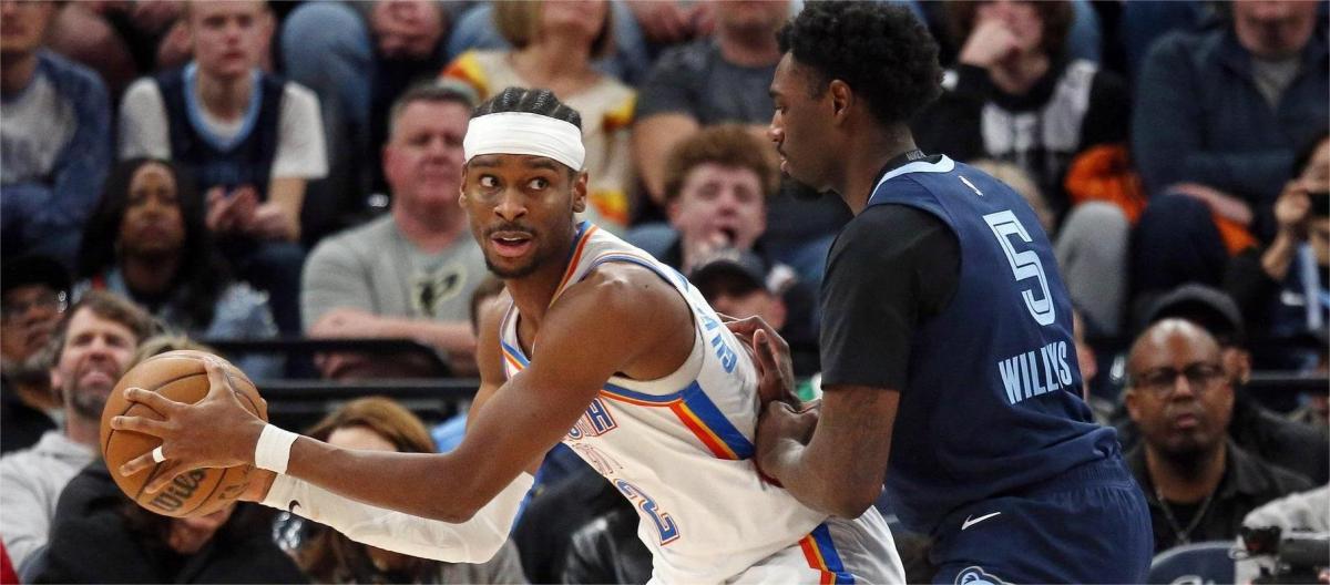 Gilgeous-Alexander scores 41 points as Oklahoma City Thunder beat Memphis Grizzlies 120-103
