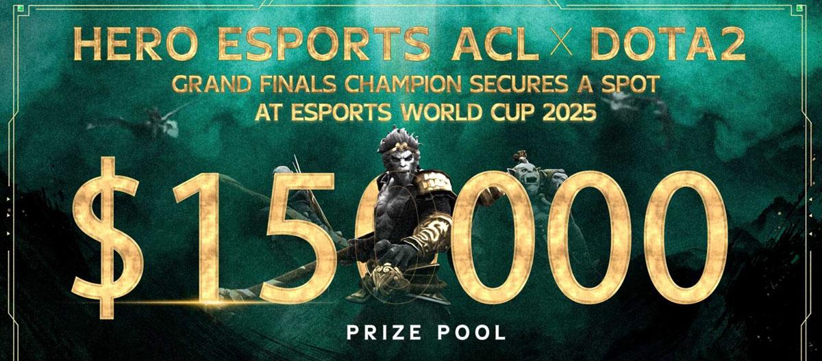 Winner of Esports Asian Champions League Dota 2 tournament will directly qualify for the 2025 Esports World Cup and DreamLeague Season 26..