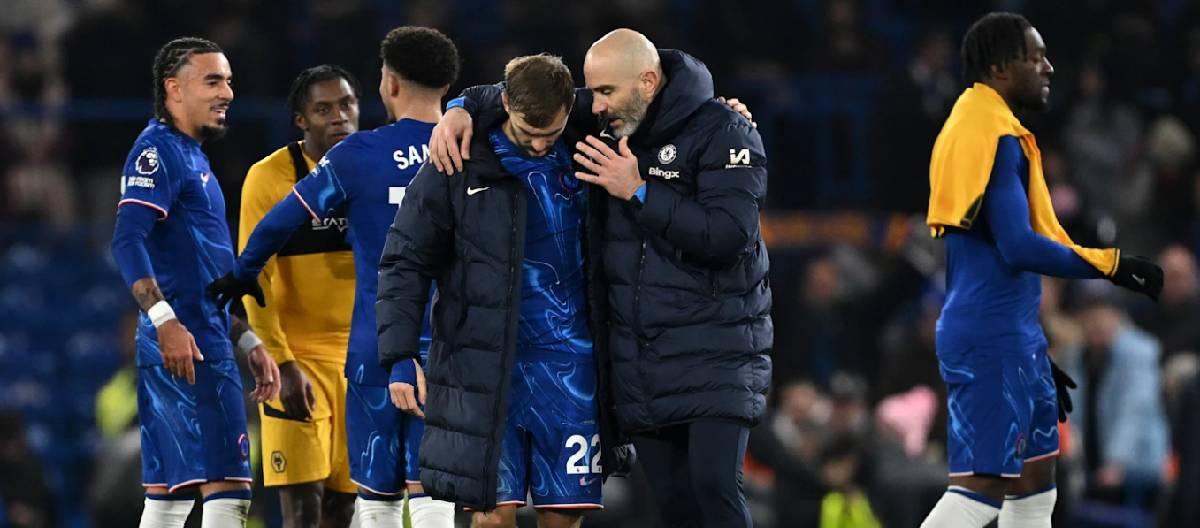 切尔西主帅对基尔南·迪尤斯伯里-霍尔近期的出色发挥表示赞赏