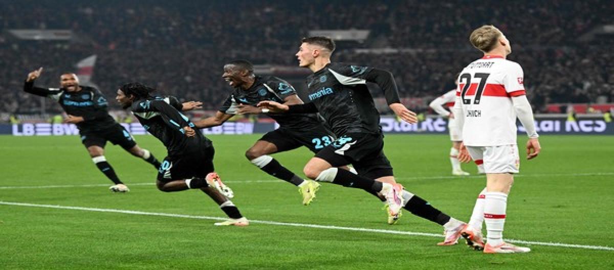 Leverkusen scored a last-gasp goal in stoppage time to reverse Stuttgart 4-3