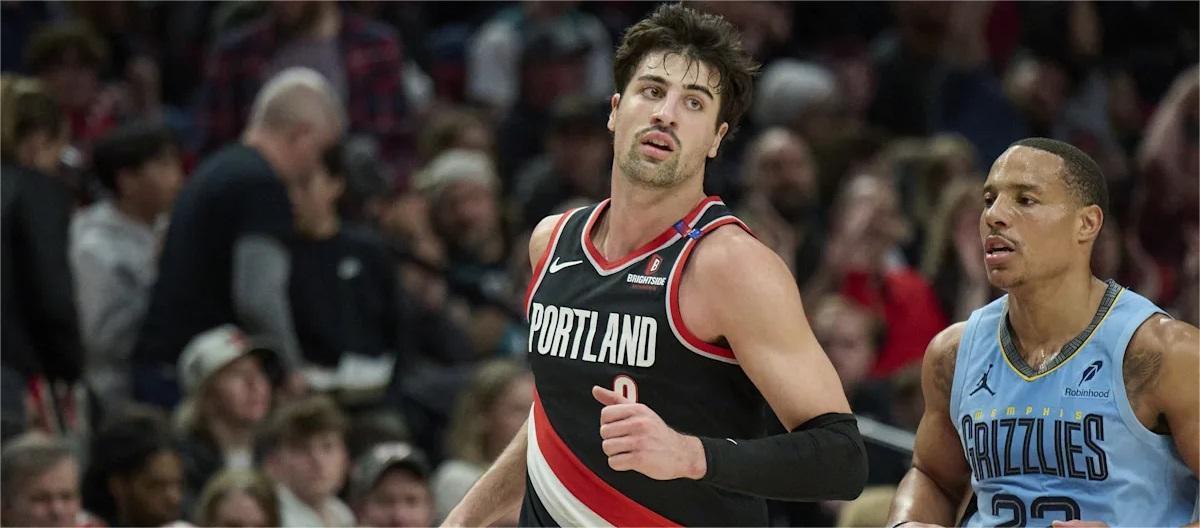 Deni Avdija scores 31 as Portland Trail Blazers beat Memphis Grizzlies 115-99