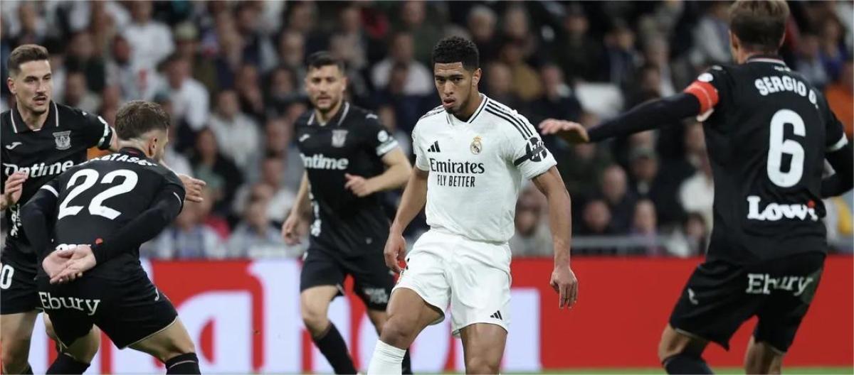 西甲联赛——姆巴佩贡献2球　皇家马德里3比2战胜莱加内斯