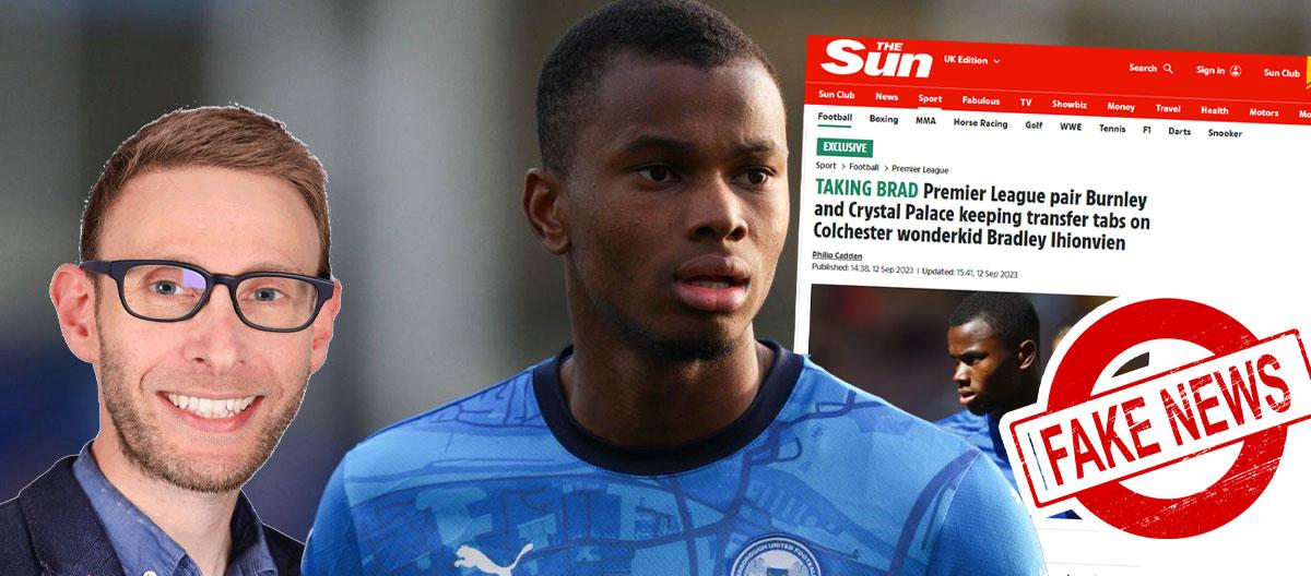 Ben Jacobs refute rumour which resurfaced again from two years ago which falsely claimed that Crystal Palace and Tottenham Hotspur are determined to battle for the signing of Peterborough Un