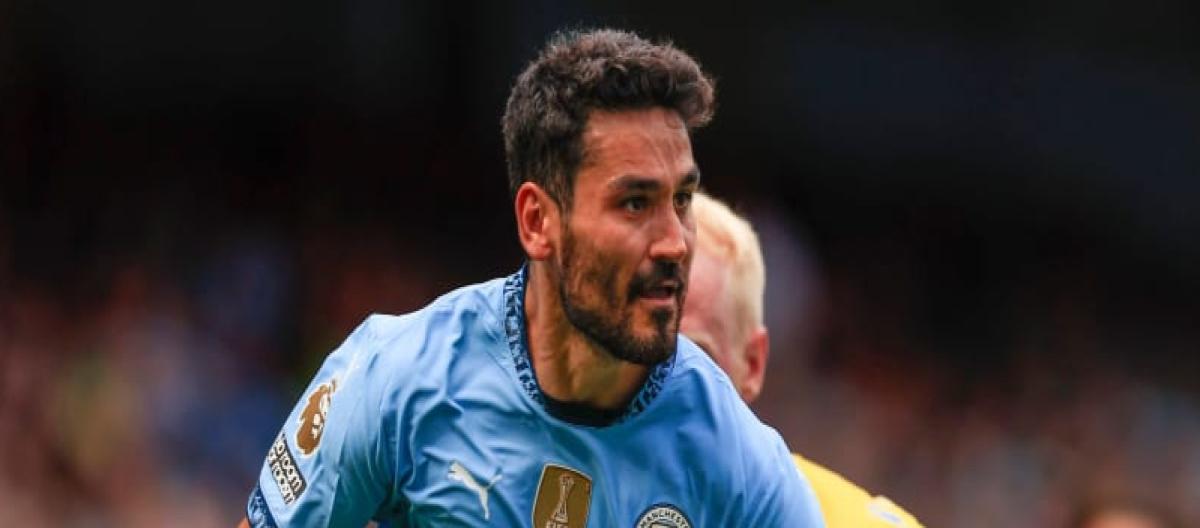 Guardiola: Gundogan's contract extension option has been automatically activated due to the number of appearances