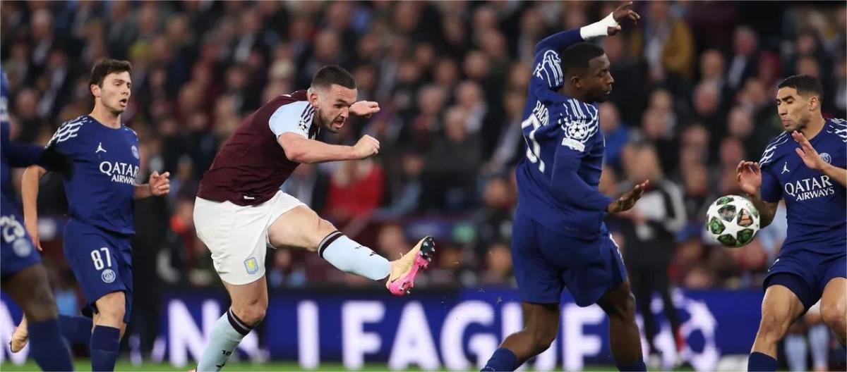 欧冠联赛——总比分5比4淘汰阿斯顿维拉　巴黎圣日曼惊险晋级半决赛