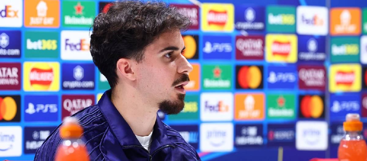 维蒂尼亚感激球迷们的热烈支持，这为他们带来了极大的激励