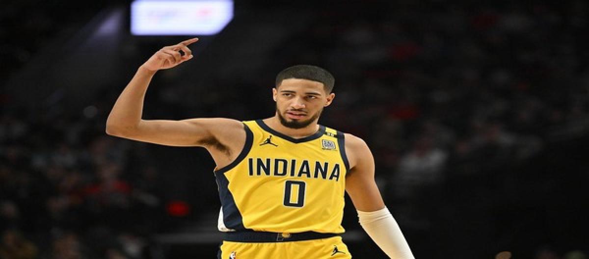 Haliburton set a record with three-pointers in a single quarter, and the new king of the Pacers shines in the playoffs