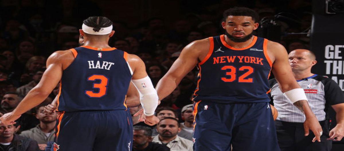 The Knicks beat the Celtics 119-81 and advanced to the Eastern Conference Finals with a total score of 4-1. Towns scored 21 points and 12 rebounds.