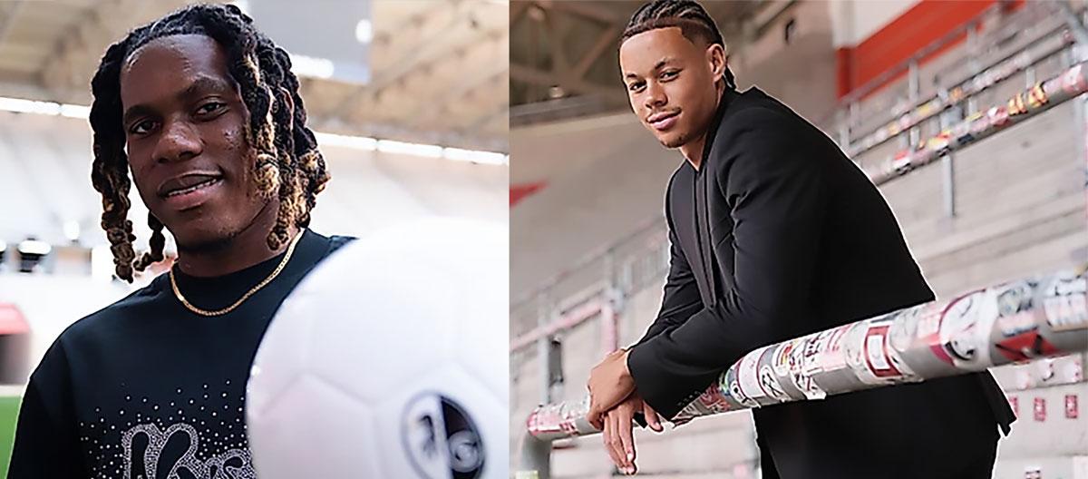 Freiburg officially announce the signing of young Troyes forward Cyriaque Irié and young Hertha Berlin forward Derry Scherhant..