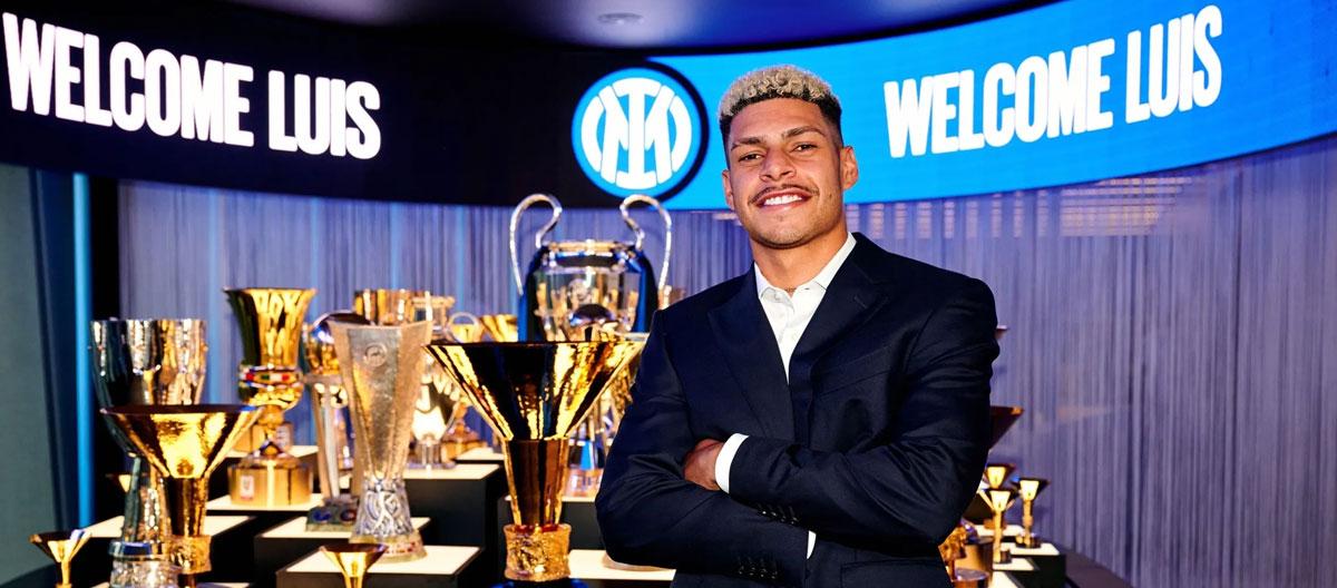 Inter Milan officially announce the signing of Marseille winger Luis Henrique..