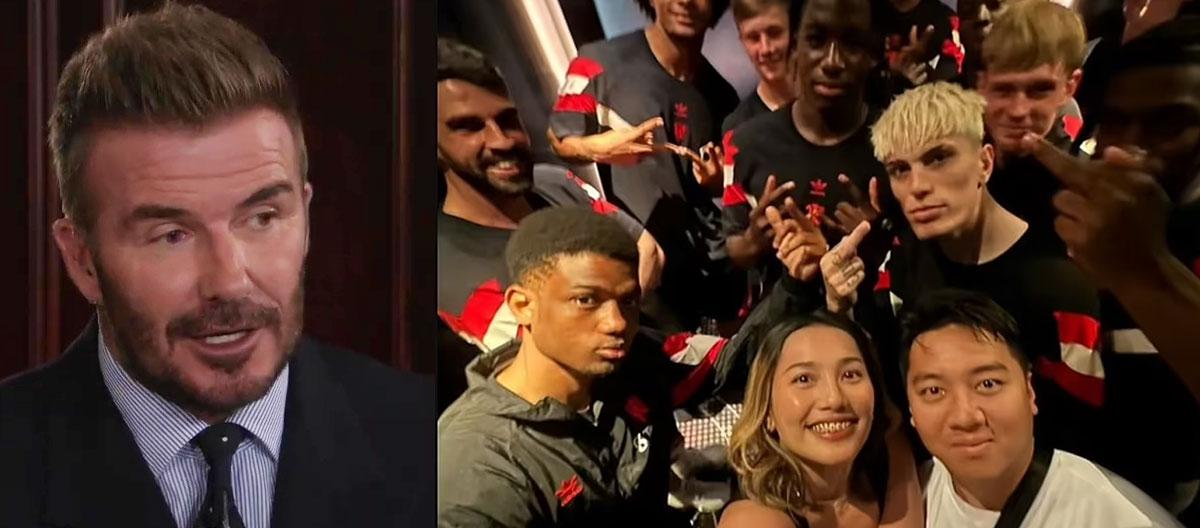 David Beckham harshly criticized Alejandro Garnacho and Amad Diallo who repeatedly gave the middle finger to local Malaysian Manchester United fans..