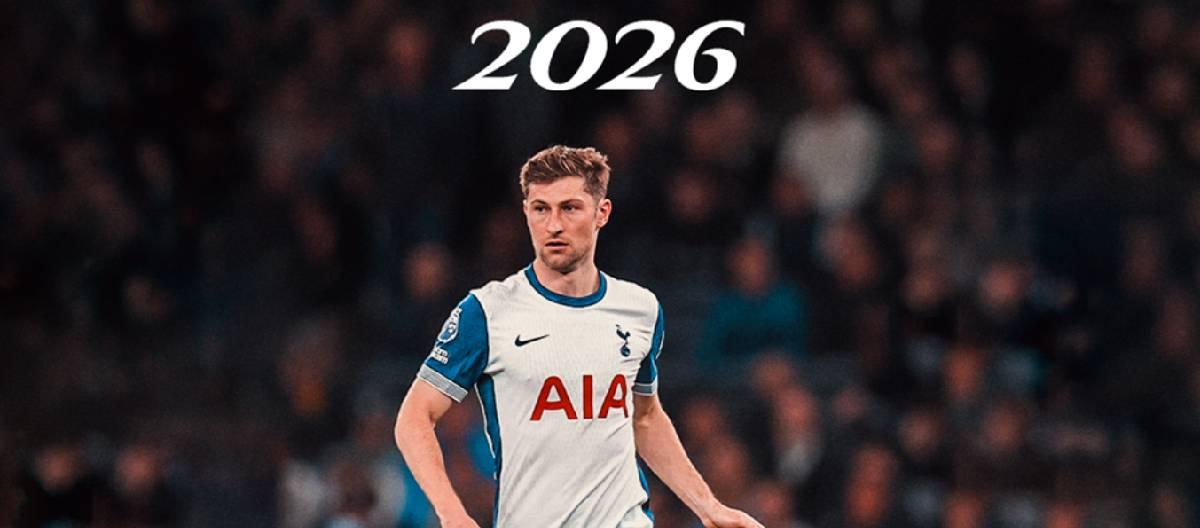 本·戴维斯与托特纳姆热刺续约，合同将持续到2026年夏天