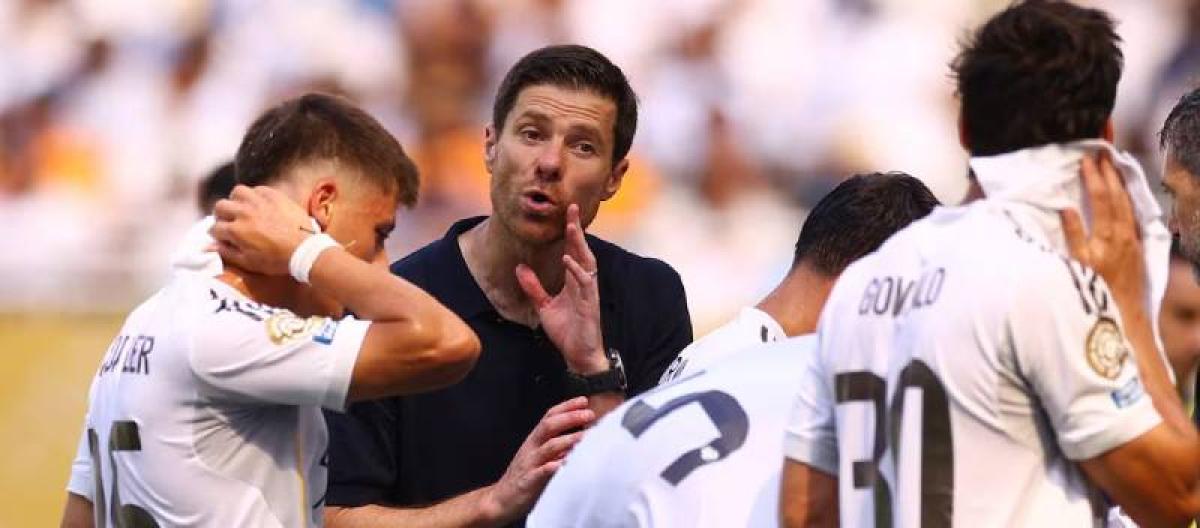 Real Madrid coach Alonso admitted that there were too many problems in the first half of the first game Real Madrid coach Alonso admitted that there were too many problems in the first half of the first game