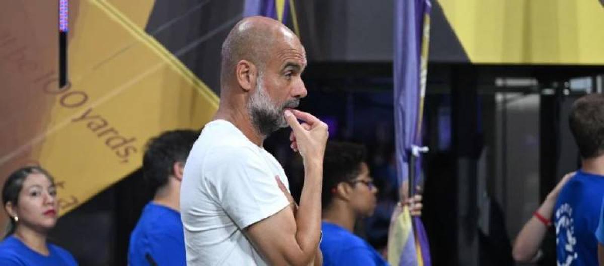 Guardiola praised Manchester City players' fighting spirit and vowed to beat Juventus to win the group championship