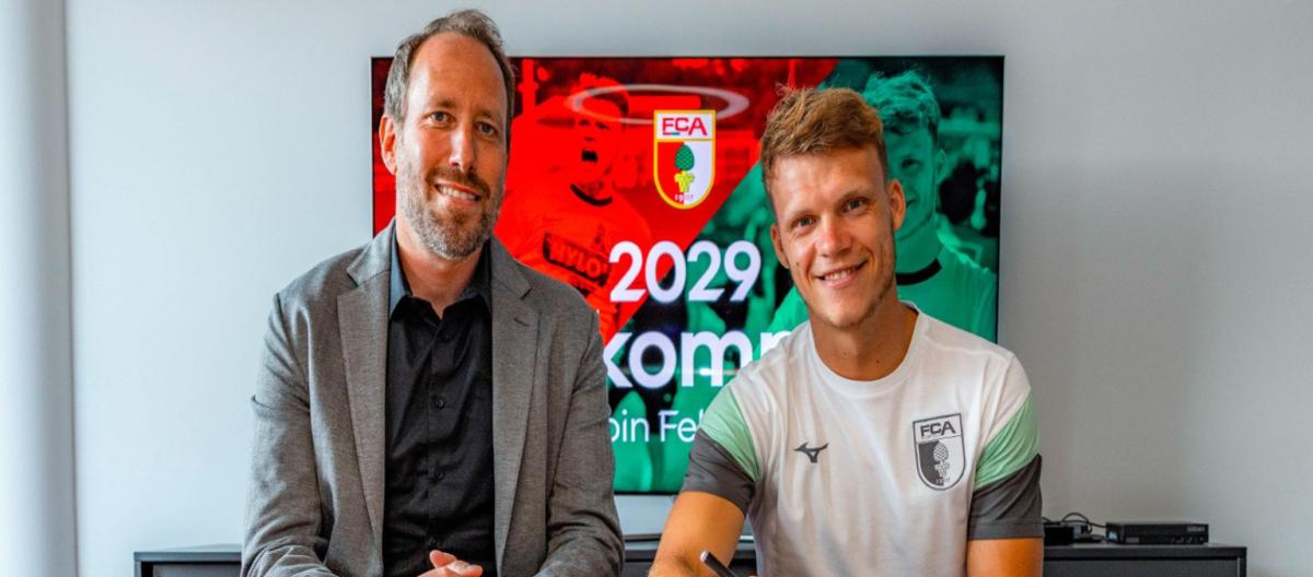 Official: Robin Fellhauer, captain of Eversburg, officially joins Augsburg on a 4-year contract