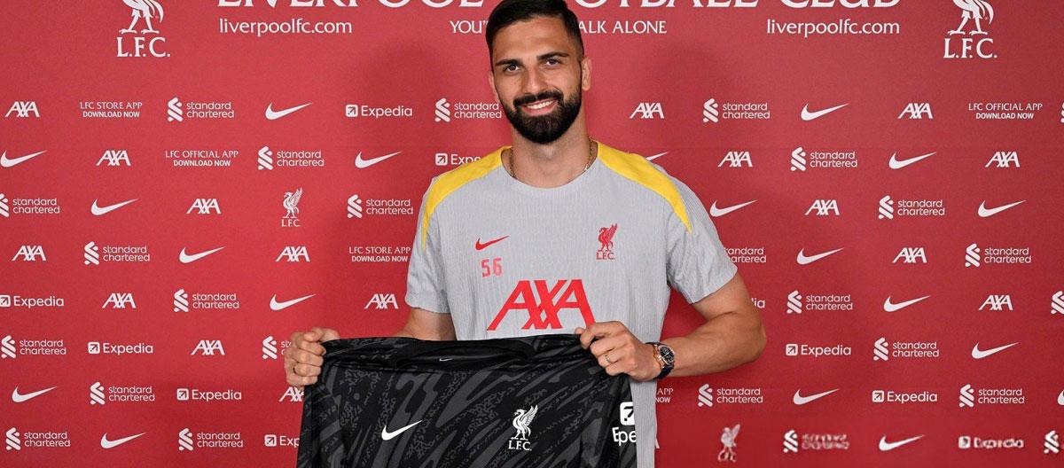 Giorgi Mamardashvili very happy and proud to be the first Georgian player in Liverpool's club history..