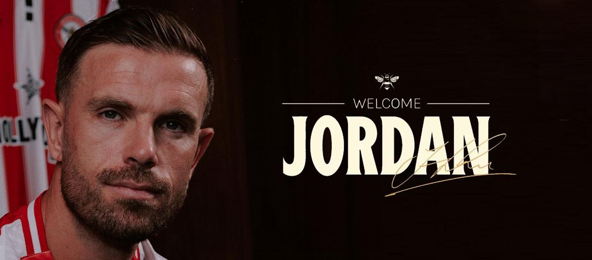 Former Liverpool legendary captain Jordan Henderson officially joins Brentford on a free transfer..