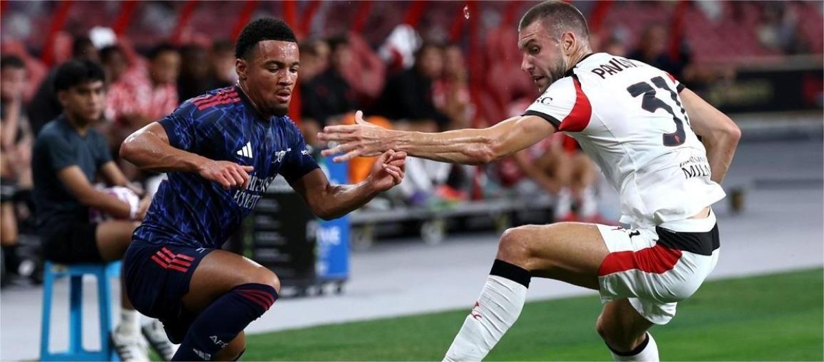 友谊赛——萨卡破门　阿申纳1比0战胜AC米兰