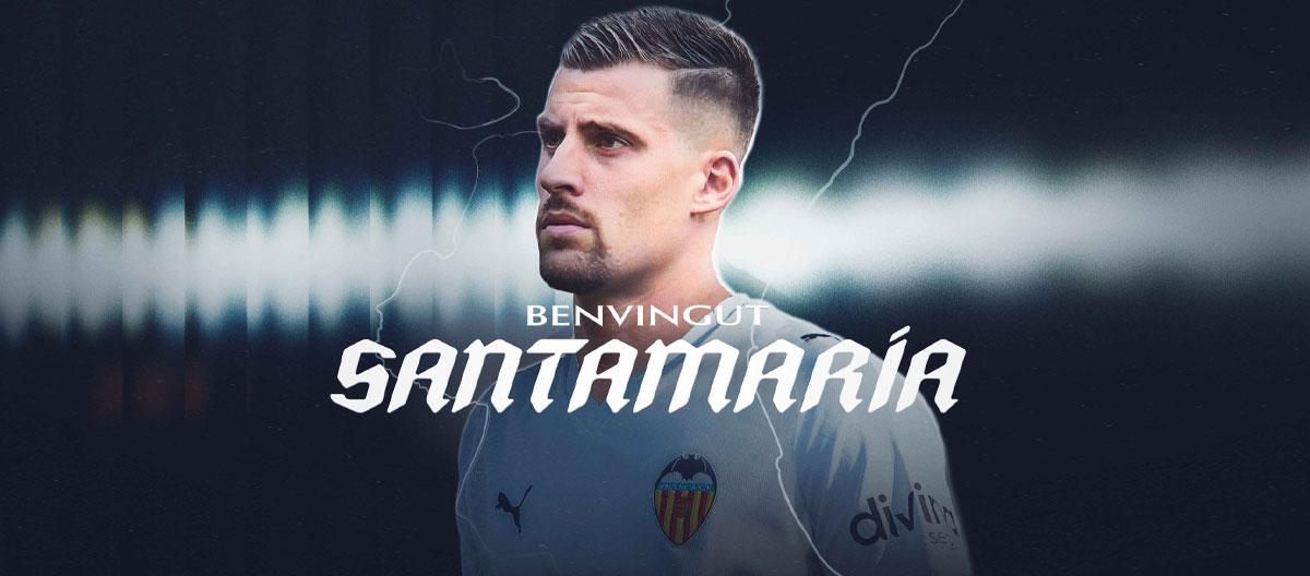 Valencia officially announce the signing of Rennes' French defensive midfielder Baptiste Santamaria..