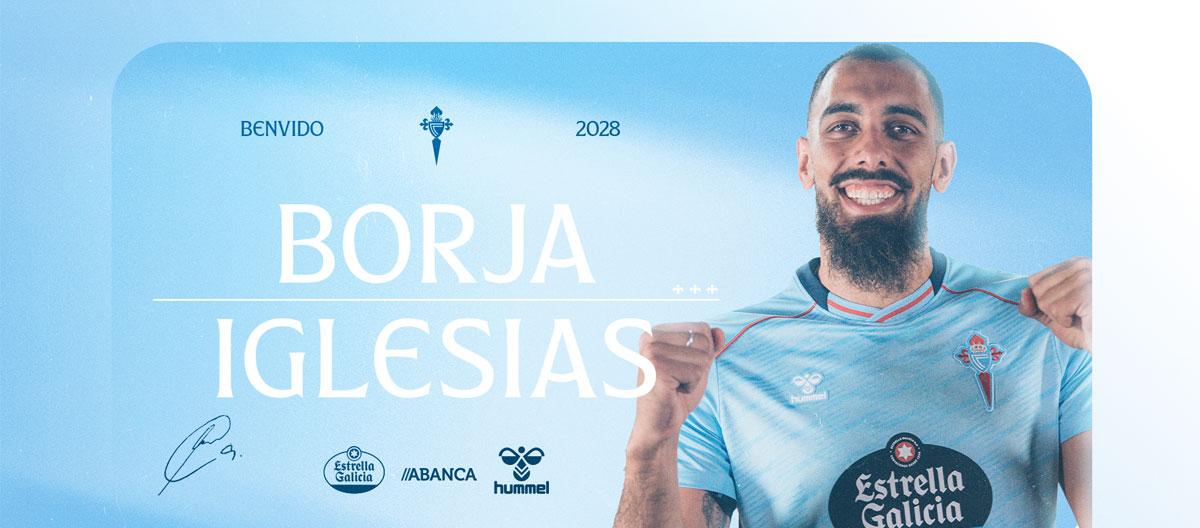 Real Betis center forward Borja Iglesias rejoins Celta Vigo..