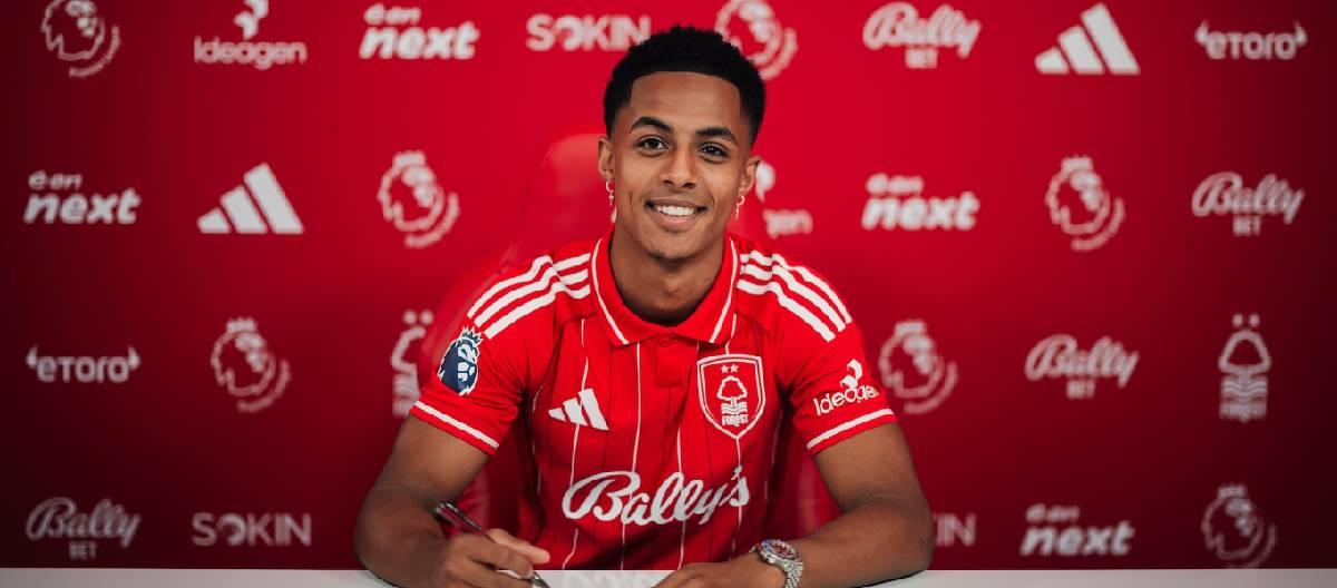 Omari Hutchinson joins Nottingham Forest on a five-year contract