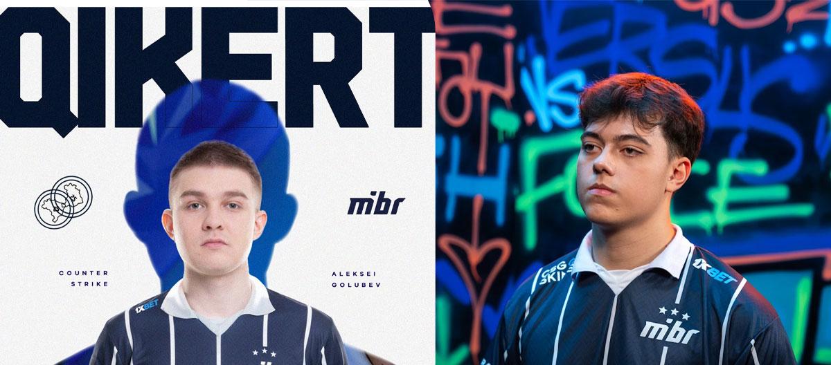 MIBR officially benched rifler nicks and signed former PARIVISION In-Game Leader Qikert on-loan..