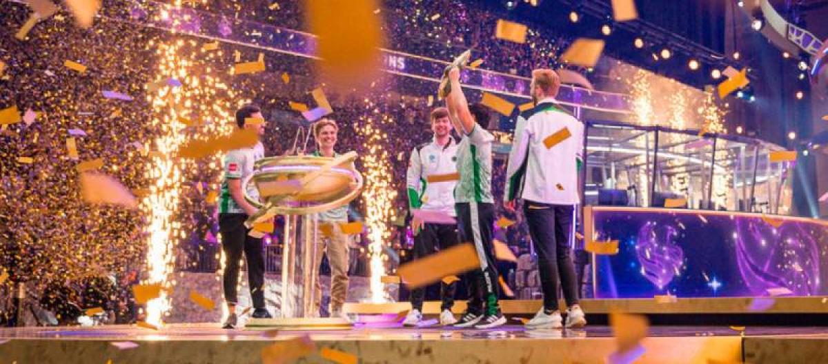 Team Falcons wins the 2025 International Invitational Championship