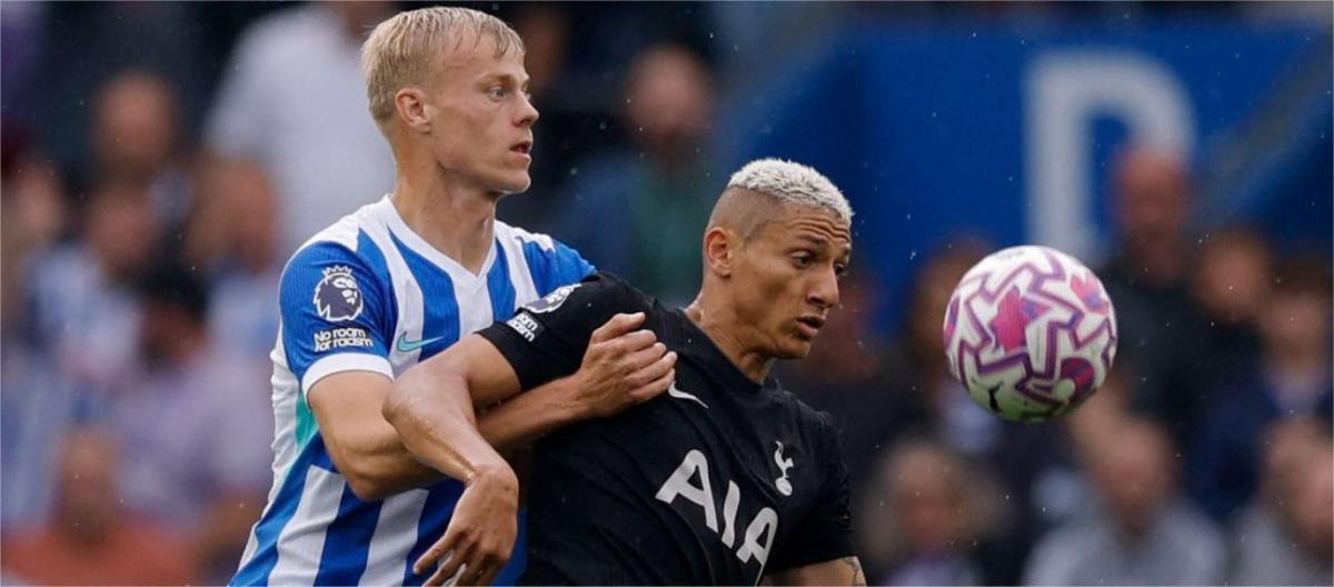 Premier League - Richarlison scores as Tottenham Hotspur draws 2-2 with Brighton
