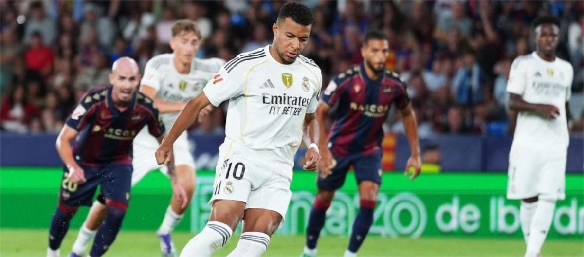 La Liga – Mbappé scores twice as Real Madrid defeats Levante 4-1