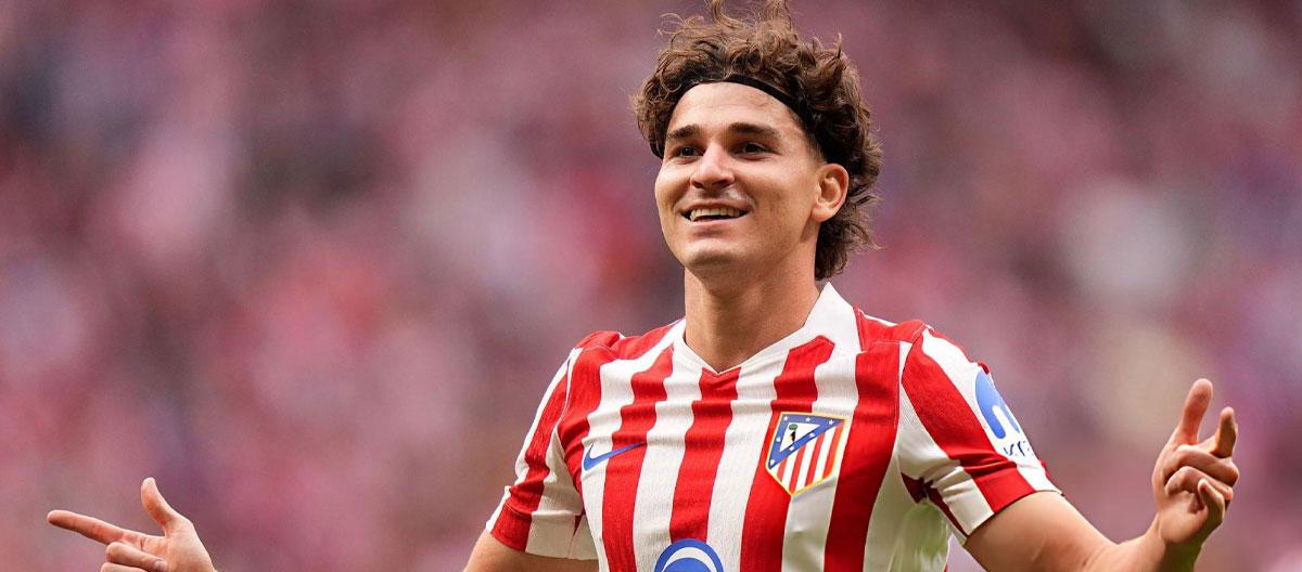 ◤La Liga◢ Julián Alvarez scored as Atlético Madrid defeat Real Madird 5-2..