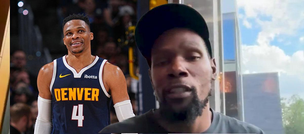 凯文杜兰特认为拉塞尔威斯布鲁克绝对值得留在 NBA，并表示愿意与他重聚。