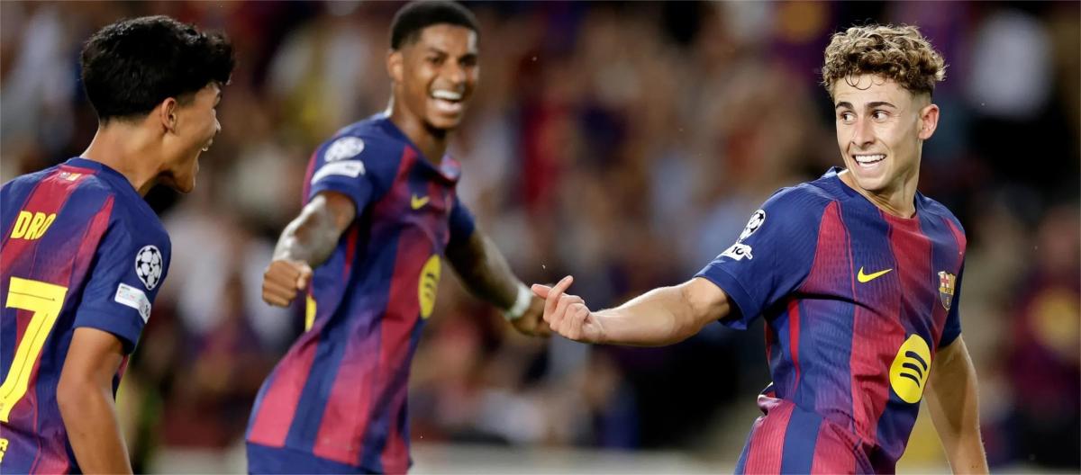 Champions League - Fermin scores hat trick as Barcelona defeats Olympiacos 6-1