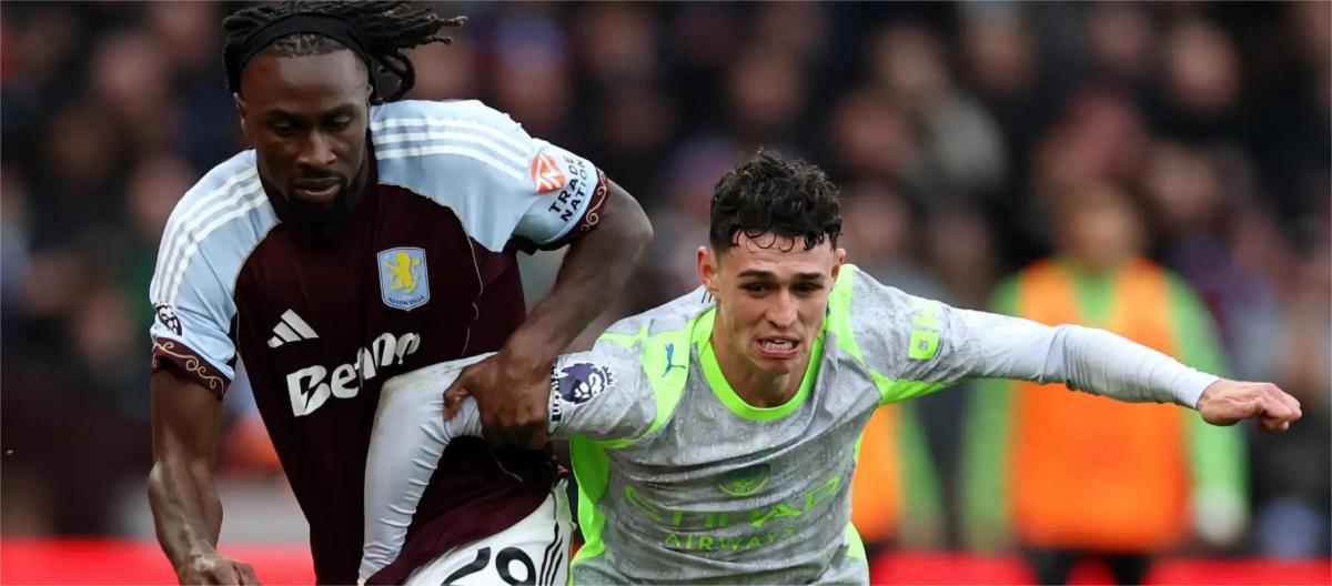 Premier League - Cash scores as Manchester City lose 0-1 to Aston Villa