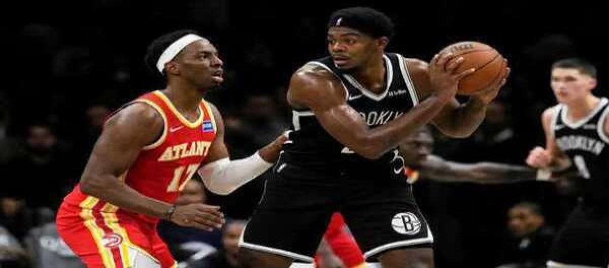 Porter Jr.'s 32 points and 9 rebounds weren't enough to save the Hawks from a 117-112 victory over the Nets, ending their losing streak.