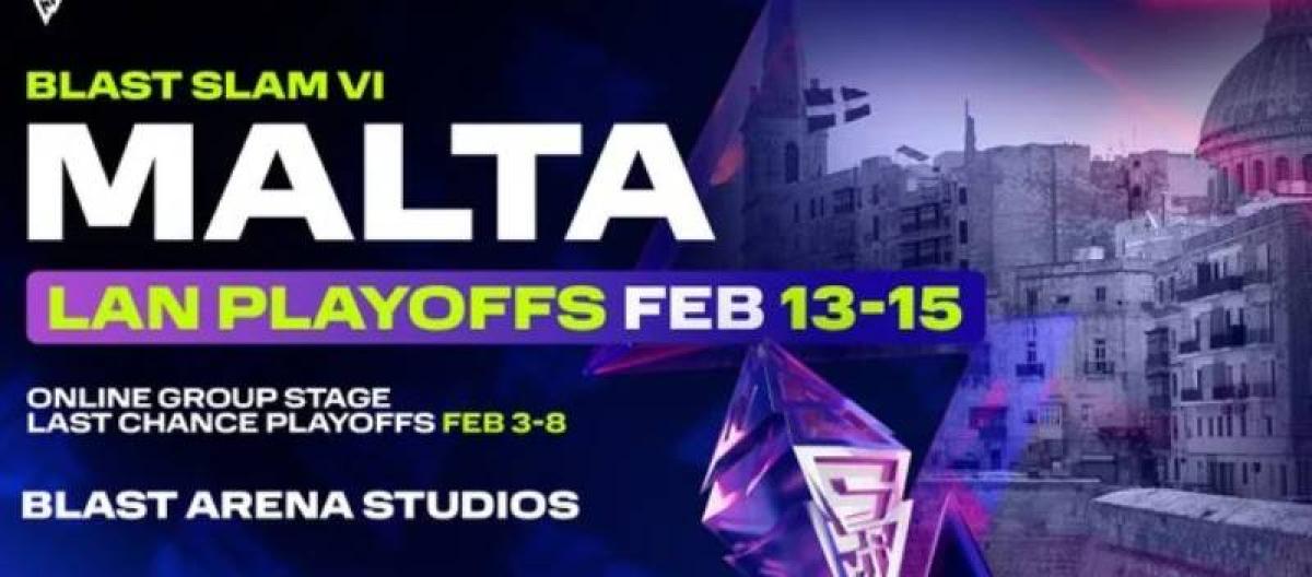 The premier Dota 2 tournament, BLAST Slam VI 2026, has been confirmed to be held in Malta.