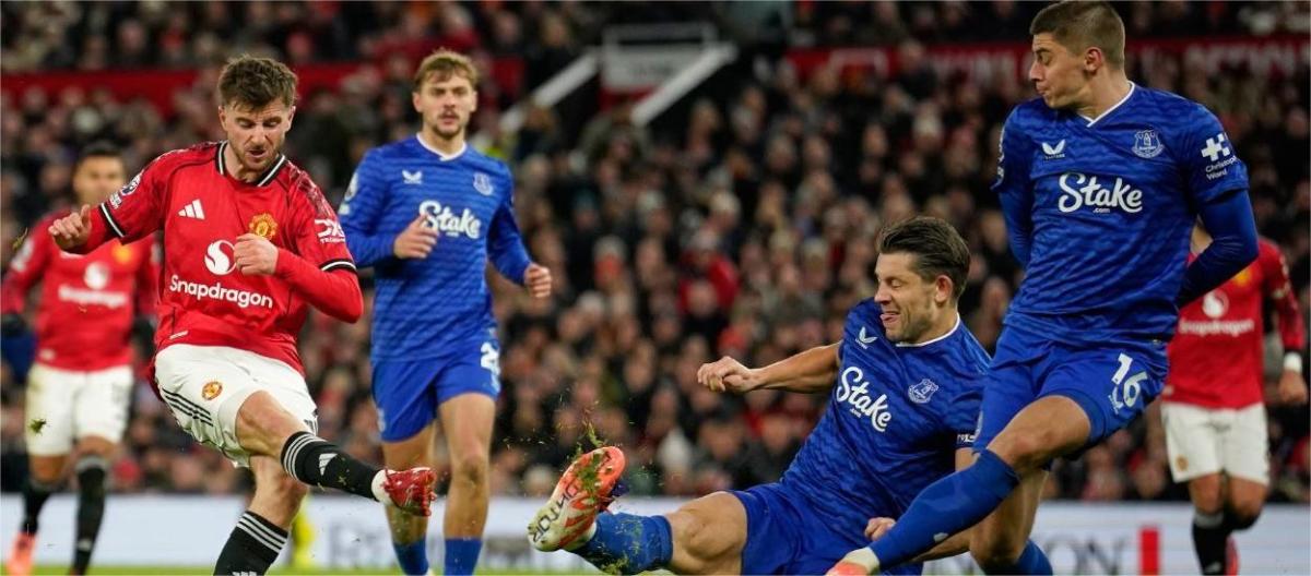 英超联赛——迪尤斯伯里·霍尔破门　曼联0比1不敌埃弗顿