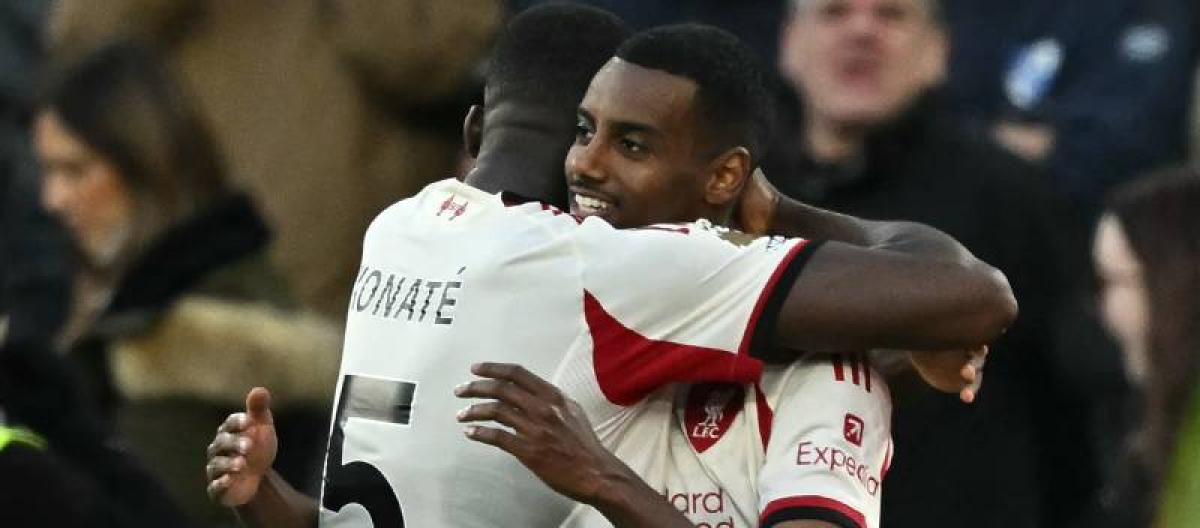 伊萨克收获英超首球　助利物浦取胜